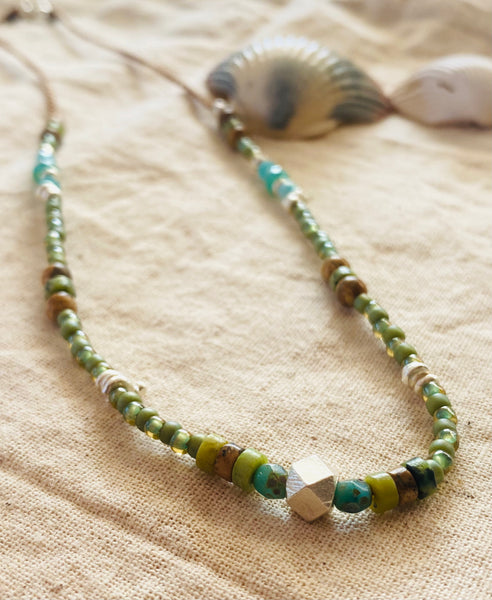 beached up necklace