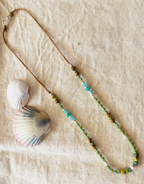 beached up necklace