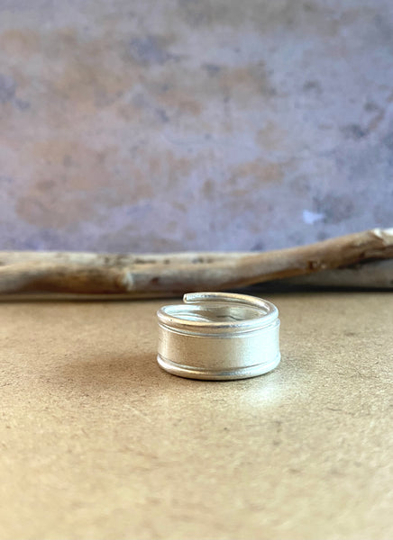 hill tribe silver band ring